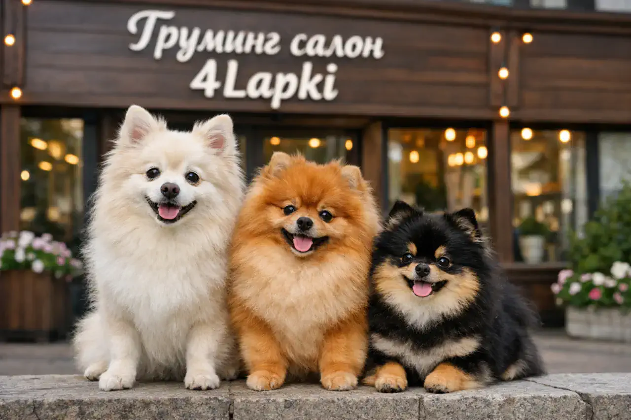 Груминг шпица в Алматы